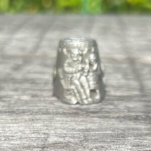 Norman Rockwell Silver Figurine